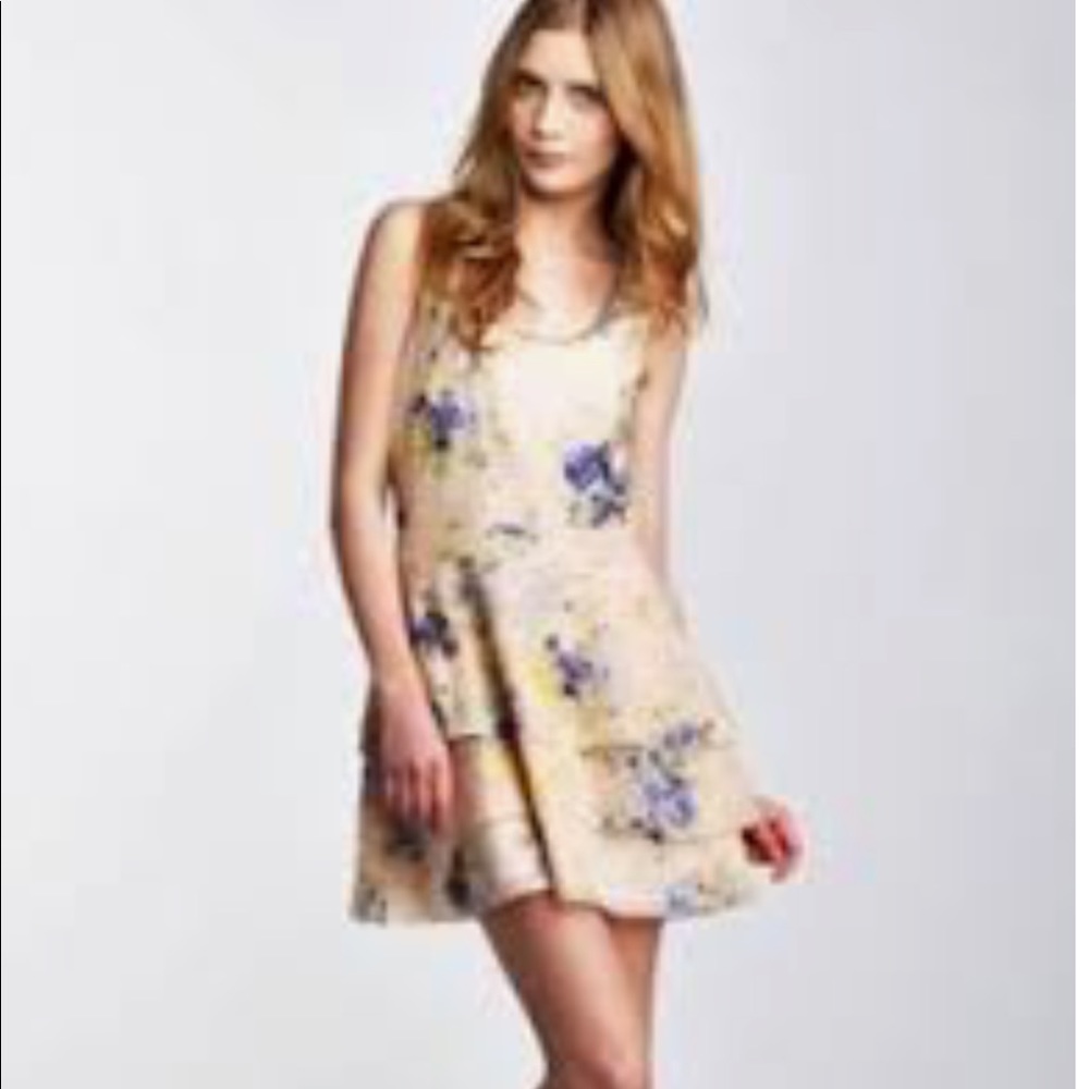 Juicy Couture Tea Rose Knotted Racerback Dress